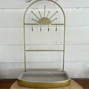 Sunburst Jewelry Holder and Tray